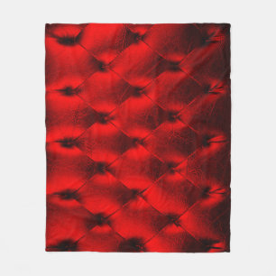Vintage rote Polsterkissen Textur Fleecedecke