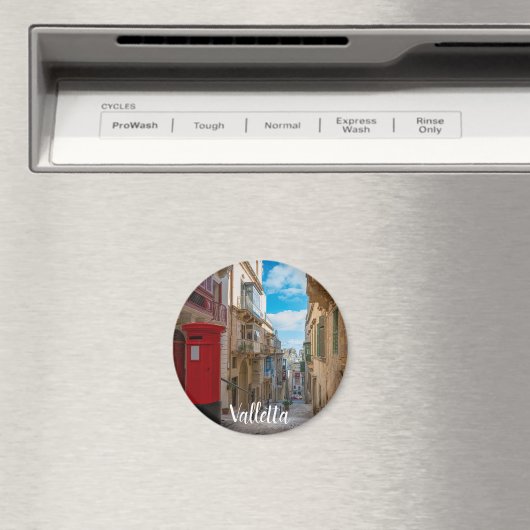 Vintage rote Postbox auf Malta Magnet (In Situ (Geschirrspüler))