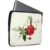 Vintage Rote Rose Laptopschutzhülle (Vorne Rechts)