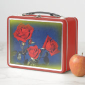 Vintage Rote Rose Lunchbox (Beispiel)