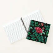 Vintage Rote Rose Notizblock (Innenseite)
