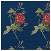 Vintage Rote Rose Stoff (Nahaufnahme)