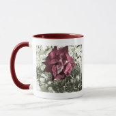 Vintage rote Rose Tasse (Links)