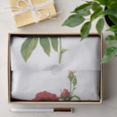 Vintage Rote Rosen #1 Blume Blumenzellenpapier Seidenpapier (Geschenk)