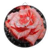 Vintage Rote Rosen Dartscheibe (vorne)