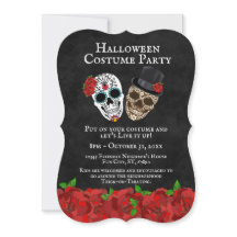 Vintage Rote Rosen Halloween-Party