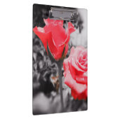 Vintage Rote Rosen Klemmbrett (Rechts)