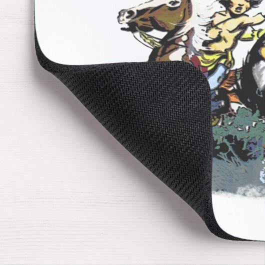 Vintage rote Ryder Geschenke Mousepad (Ecke)