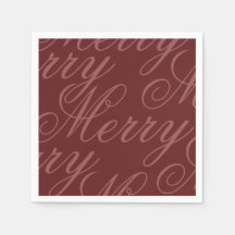 Vintage rote Schrift Weihnachten Party Papier