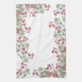 Vintage rote süße Erbsen-Blumen-Küchen-Tücher Geschirrtuch (Vertikal)