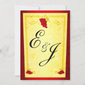 Vintage Rote Tischnummer Karten (Rückseite)