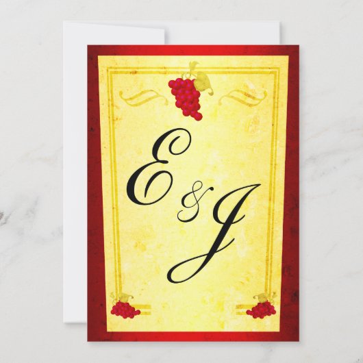 Vintage Rote Tischnummer Karten (Rückseite)