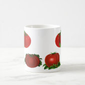 Vintage rote Tomaten Nahrungsmittel, Obst, Gemüse Kaffeetasse (Mittel)