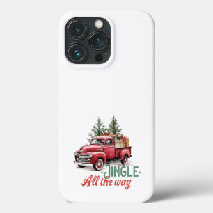 Vintage roter Pickup-Truck Jingle All The Way Case-Mate iPhone Hülle