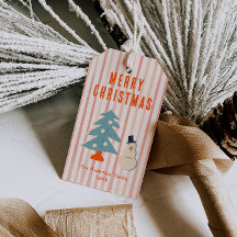 Vintage roter Weihnachten funky lustig illustriert
