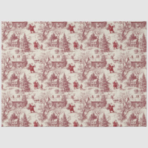 Vintage roter Weihnachtsmann Weihnachten Seidenpapier