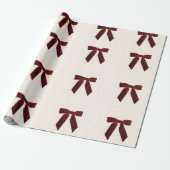 Vintage rotes Bogen-Wrap-Papier Geschenkpapier (Ungerollt)