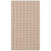 VINTAGE ROTES UND GRÜNES WEIHNACHTS-PATCHWORK TISCHDECKE (Vorderseite)