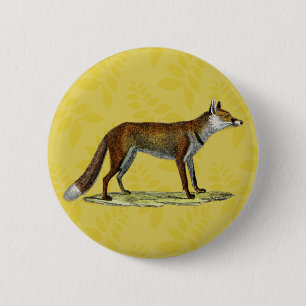 Vintage Rotfuchs Button