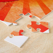 Vintage-Rotpepper-Superstar Puzzle (Seite)