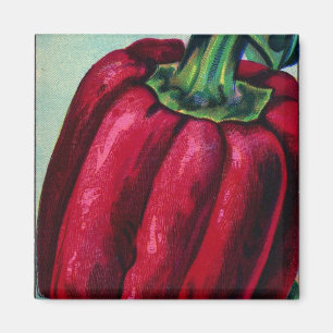 Vintage-Rotpfeffer-Magnet Magnet