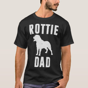 Vintage Rottweiler Vater Rott Hund Daddy Rottie Va T-Shirt