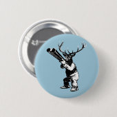 Vintage Rotwildjagd Button (Vorne & Hinten)