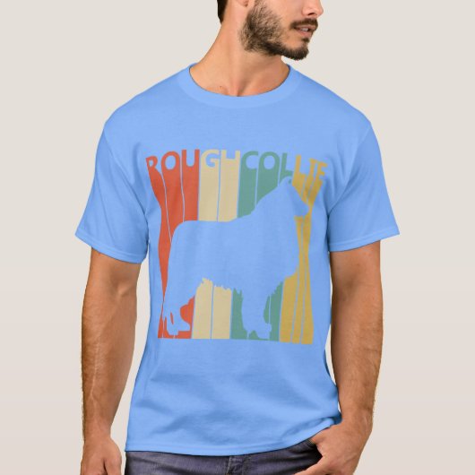 Vintage rough collie Dog vintage T-Shirt (Vorderseite)