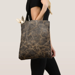 Vintage Rough Leather Textur Tasche