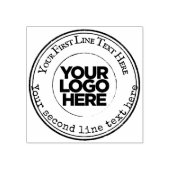 Vintage Round-Custom-Logos und Text-Geschäfte Gummistempel (Prägung)