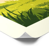 Vintage Round Rock Texas Poster (Ecke)