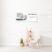 Vintage Route 66 anpassbares Banner (Insitu)
