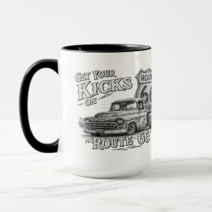 Vintage Route 66 Kaffeetasse