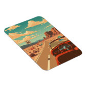 Vintage Route 66 Magnet (Rechte Seite)