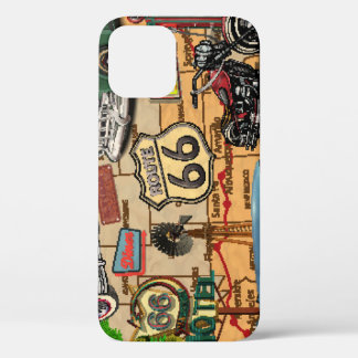 Vintage Route 66, nostalgisches Poster. Case-Mate iPhone Hülle