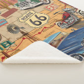 Vintage Route 66 Poster. Sherpadecke (3/4)