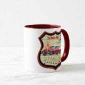 Vintage Route 66 Tasse (VorderseiteRechts)