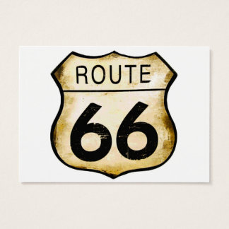 Vintage Route 66 Unterschrift