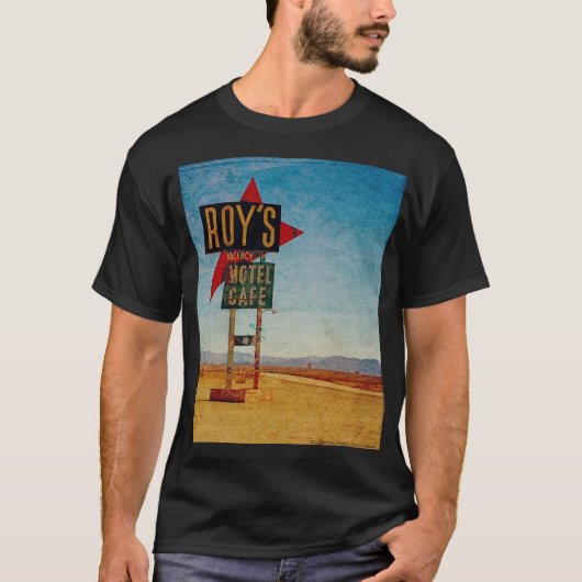 Vintage Route 66 USA Straßenfahrt T-Shirt (Vorderseite)