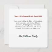 Vintage Route 66 Weihnachtskranz (Rückseite)
