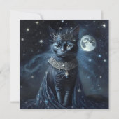 Vintage Royal Cats Save The Date (Vorderseite)