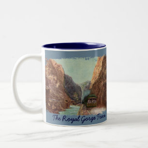 Vintage Royal Gorge Train Kaffee Tasse