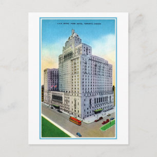 Vintage Royal York Hotel Toronto Kanada Postkarte