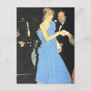 Vintage Royalty, Diana bei einer Modenschau Postkarte