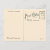 Vintage Royalty, Queen, Philip und Reagans Postkarte (Rückseite)