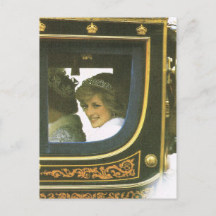 Vintage Royalty, Queen und Diana Postkarte