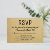 Vintage RSVP Card Mid Century Response Cards Karte (Stehend Vorderseite)