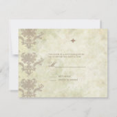 Vintage RSVPs erfordern eine Einladung zur 12x18 H (Rückseite)