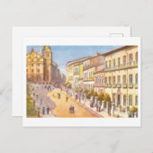 Vintage Rua de Sao Bento, Bahia, Brazil Postkarte (Vorne/Hinten)