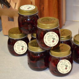 Vintage Rüben, in Pickeln verpackt, Bekleidungssie Runder Aufkleber